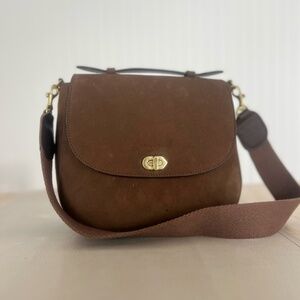 Clare V. Turnlock Purse with Top Handle